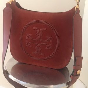 Tory Burch Crossbody, suede
